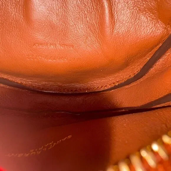 Brand new Saint Laurent Cool Bag Brown Coated Canvas Women'S Shoulder mini - Picture 7 of 7